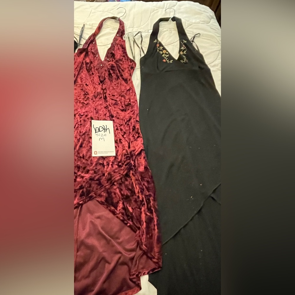 Red Velvet Slip Dress - Brand
